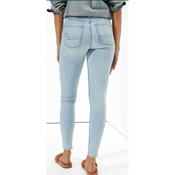 AE Next Level Ultra Stretch Light Denim Skinny Jegging Jeans - Picture 3 of 6